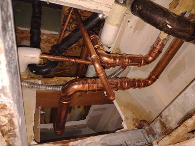 Residential Copper Pipe Installation