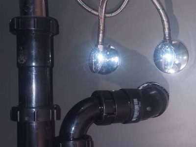 Under-Sink Pipe Installation